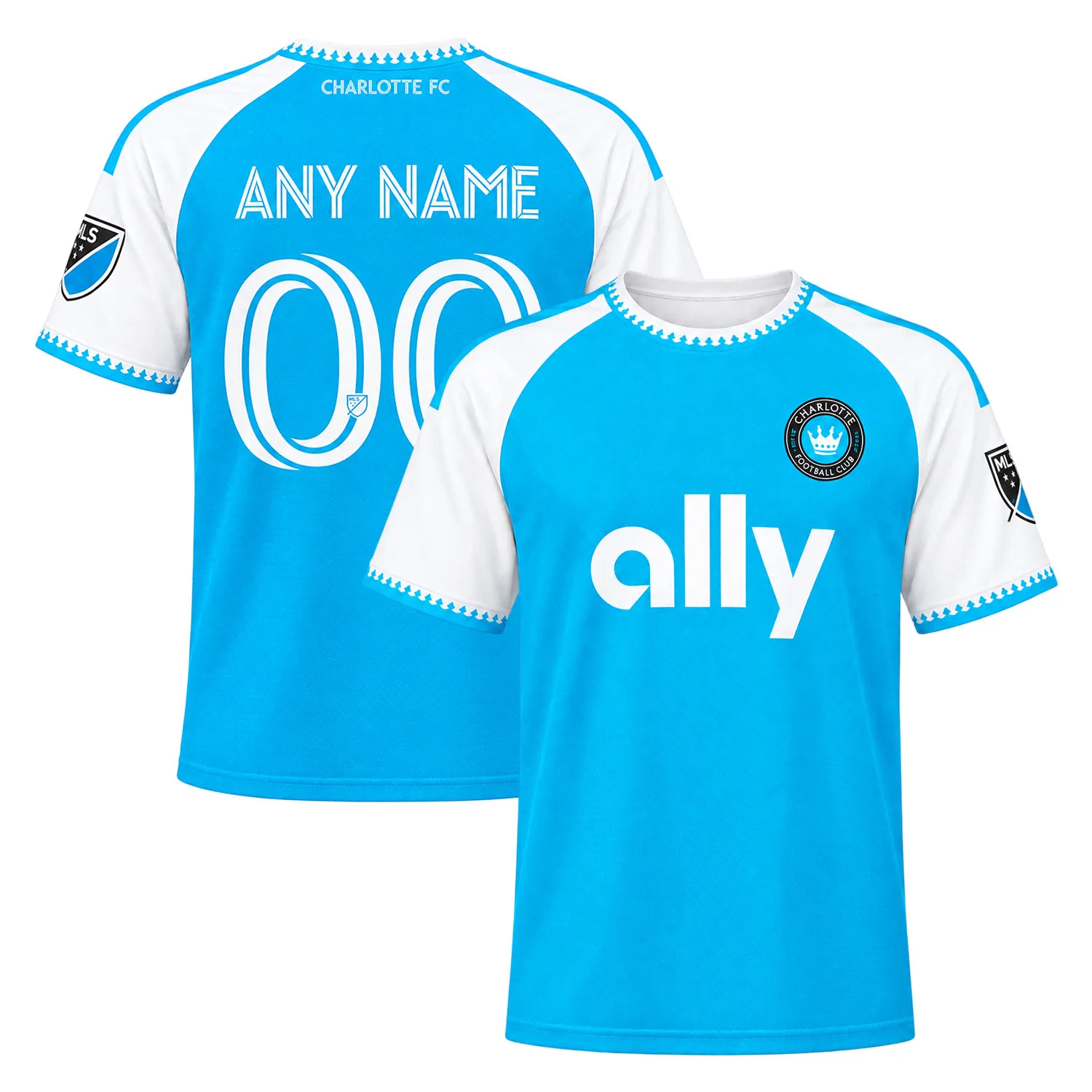 Charlotte FC Blue Jersey 2026 Custom Dynamic MLS Fanwear