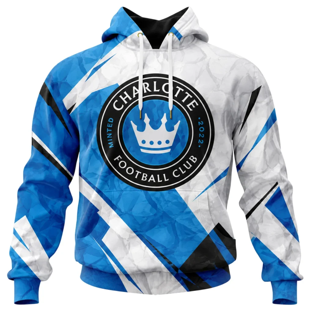 Charlotte FC Hoodie Custom Vibrant Name and Number