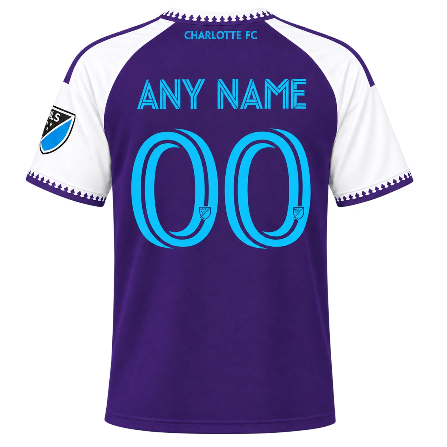 Charlotte FC Purple Jersey Custom Player Bold Style - Image 3