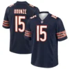 Chicago Bears Odunze Navy Jersey - Bold Fan Style