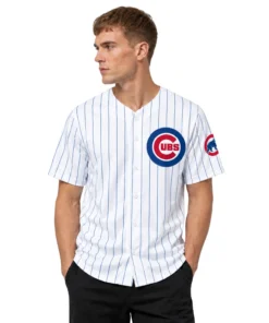 Chicago Cubs Bear Graphic Jersey - Creative Streetwear Style