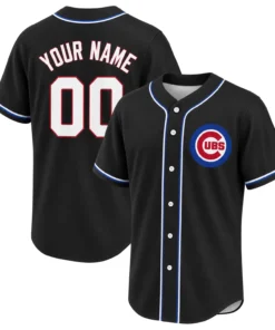 Chicago Cubs Black Personalized Jersey – Pride Baseball Wear