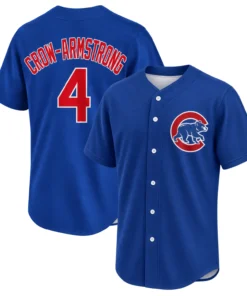 Chicago Cubs Crow-Armstrong Royal Jersey – Bold Player Wear