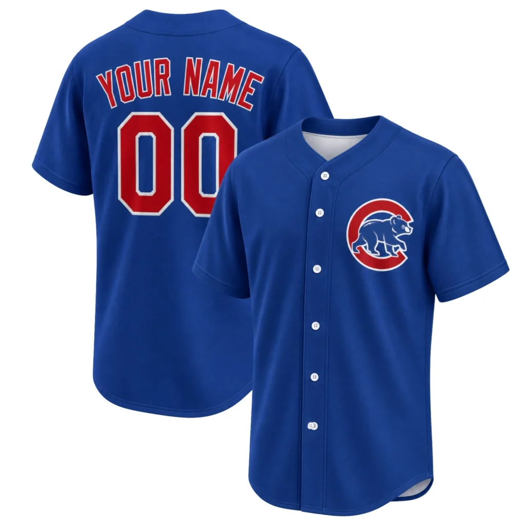 Chicago Cubs Custom Royal Jersey – Elite Fan Gear