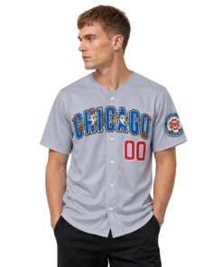 Chicago Cubs Halloween Gray Custom Jersey – Creative Fan Design