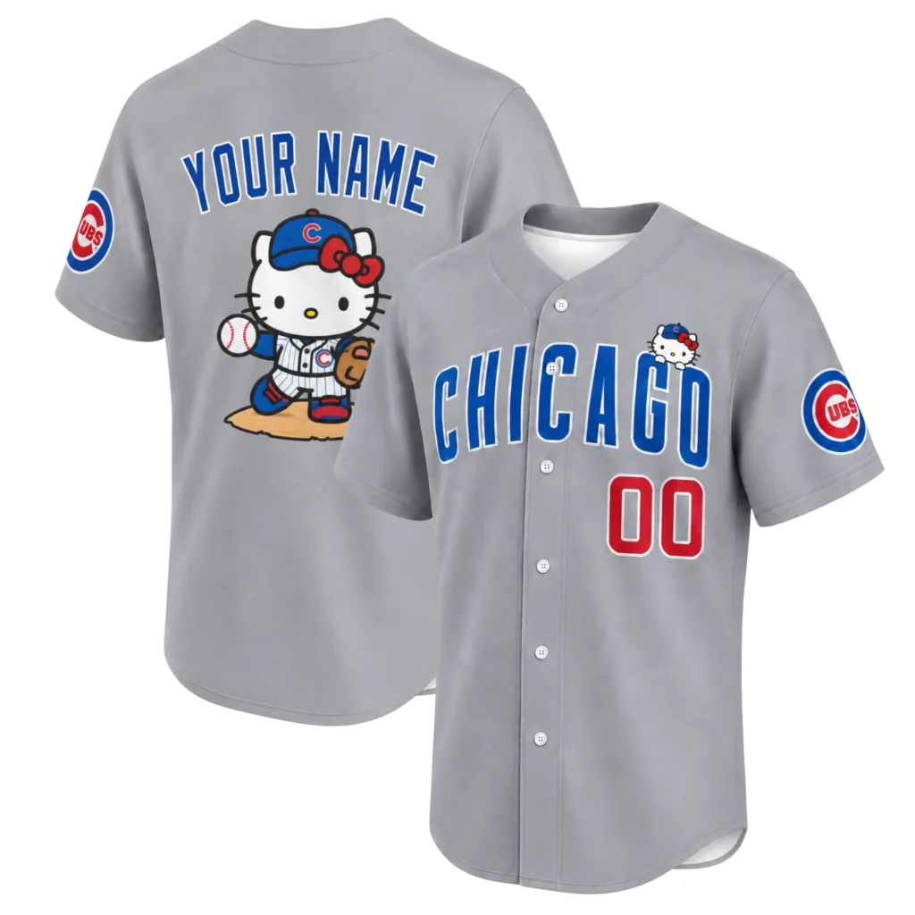 Chicago Cubs Hello Kitty Baseball Jersey – Playful Custom Style