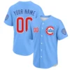 Chicago Cubs Light Blue Custom Jersey – Distinctive Fan Apparel