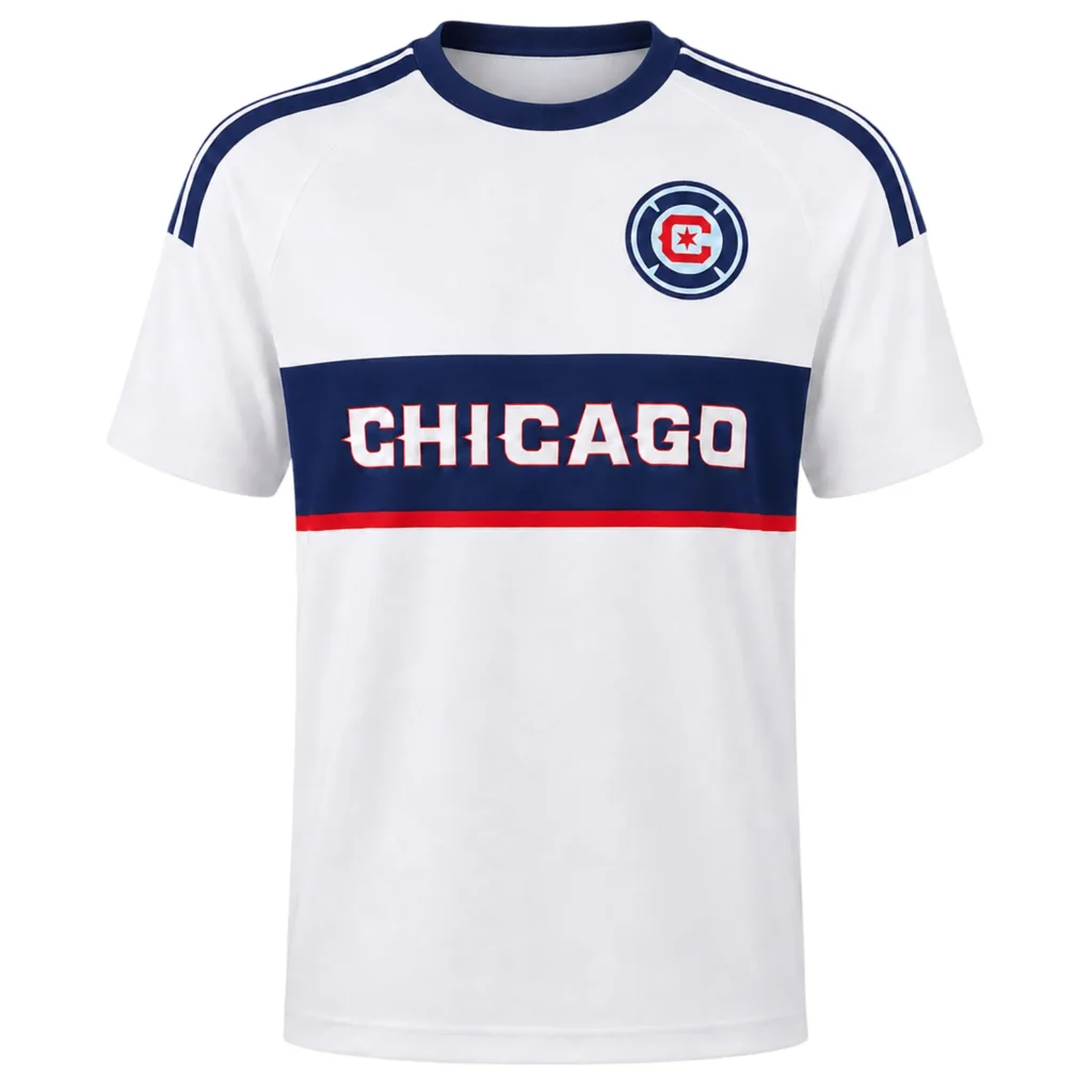 Chicago Fire Away Jersey 2026 Custom with Bold Team Crest