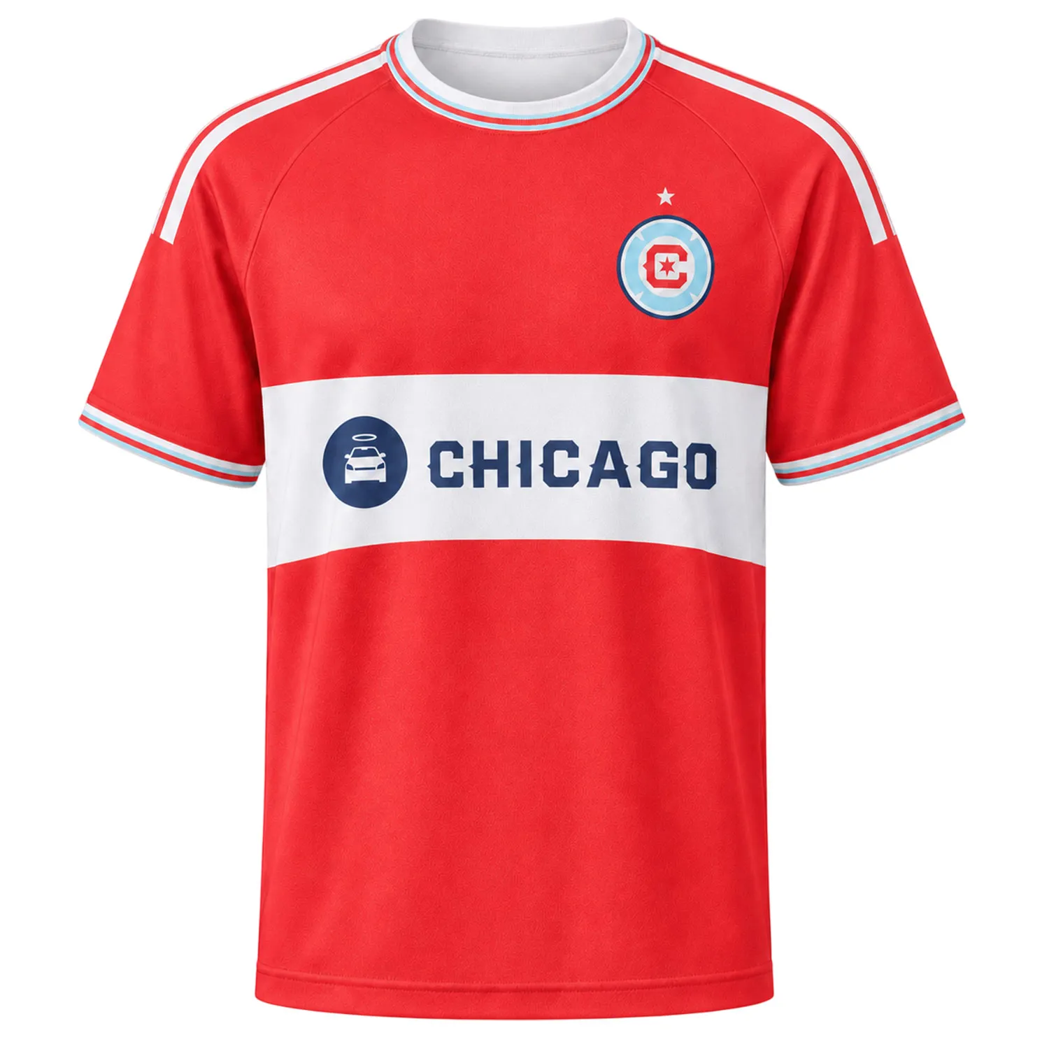 Chicago Fire FC Red 2026 Jersey – Vibrant Custom Name & Number Kit - Image 2