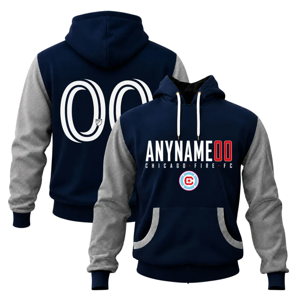 Chicago Fire Fleece Hoodie Custom Legendary Team Spirit