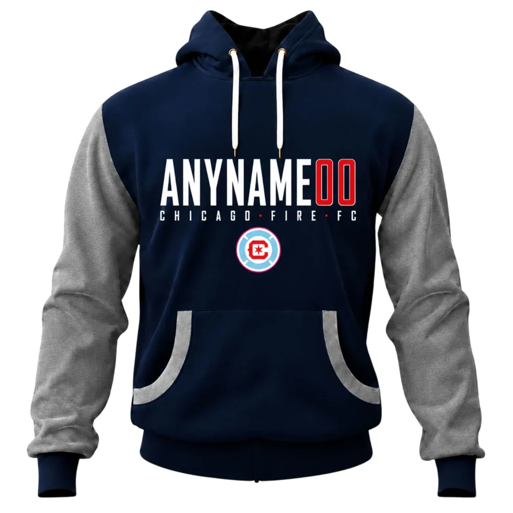 Chicago Fire Fleece Hoodie Custom Legendary Team Spirit