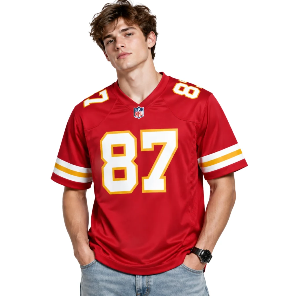 Chiefs Travis Kelce Red Jersey - Victory Legend