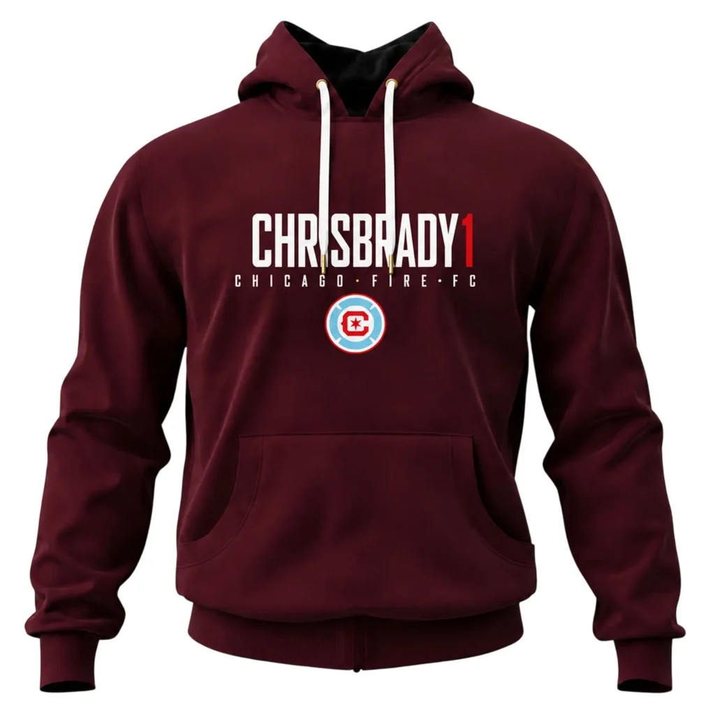 Chris Brady Chicago Fire Hoodie Elite Merch Sport Style