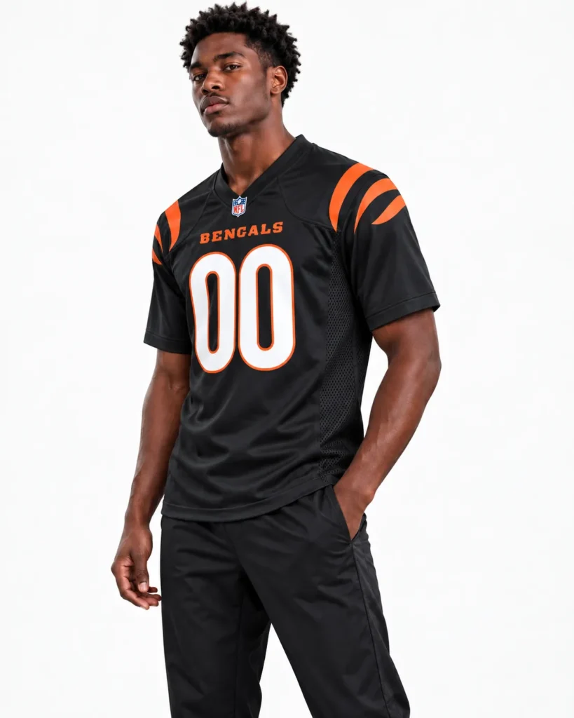 Cincinnati Bengals Black Jersey - Personalized Fierce Gameday