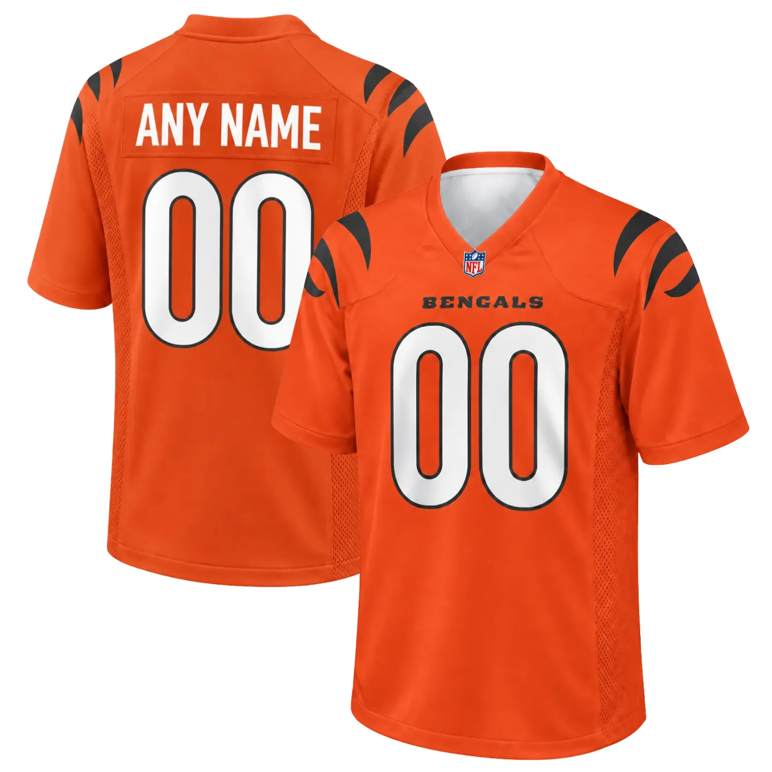 Cincinnati Bengals Orange Alternate Jersey - Personalized Game Day Energy