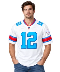 Collins White Rivalries Jersey - Stunning Texans Style