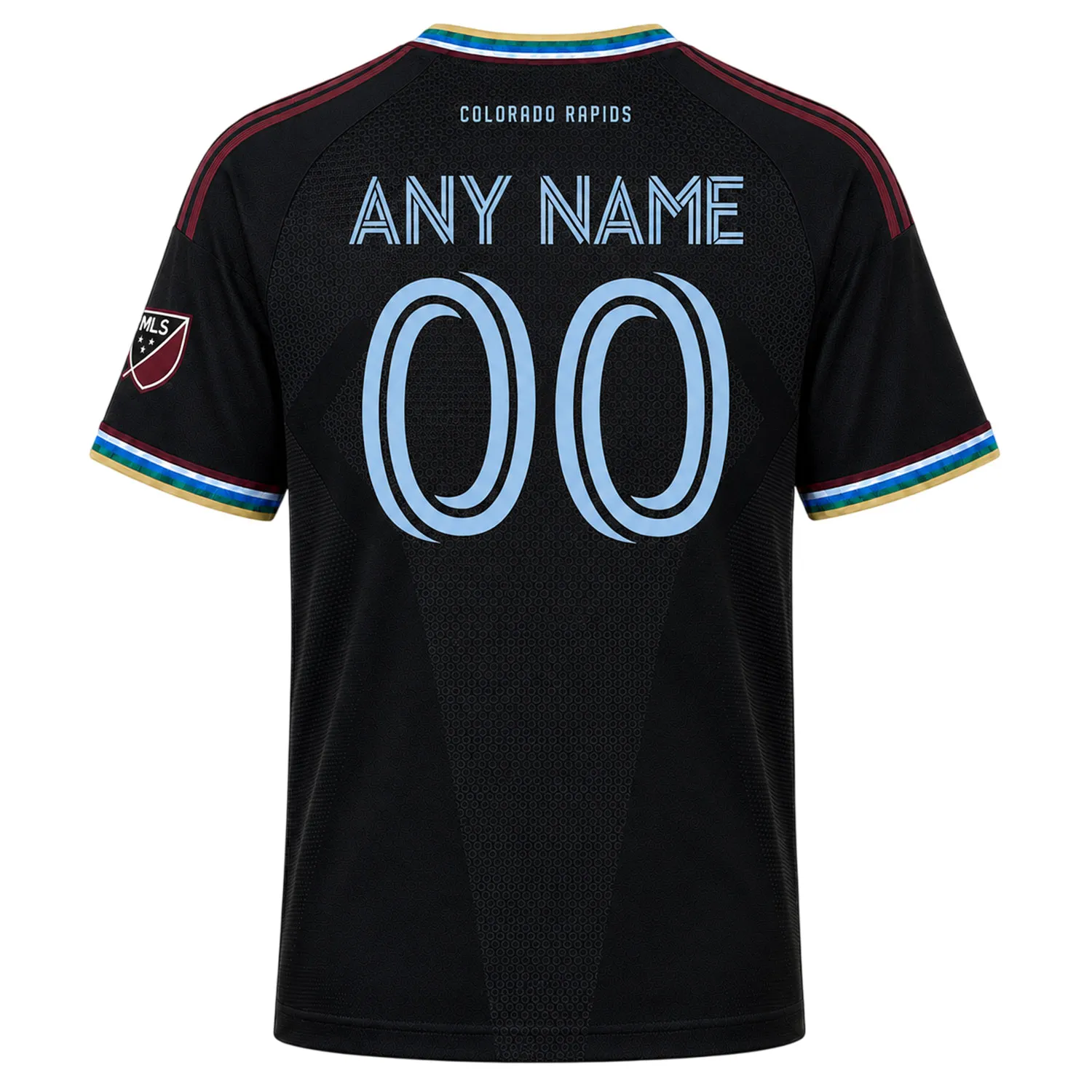 Colorado Rapids MLS Jersey Custom – Elite Black - Image 3
