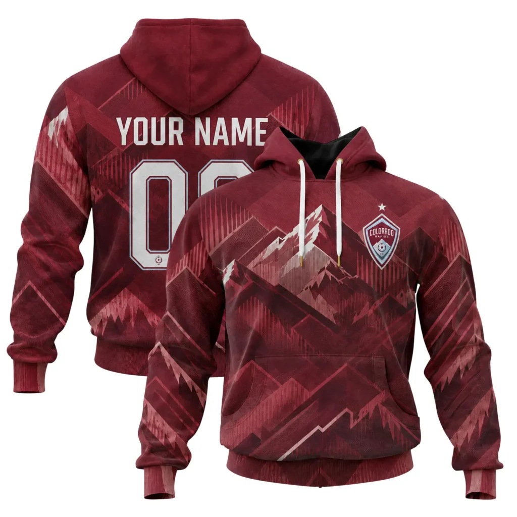 Colorado Rapids Soccer Hoodie Custom – Elite Merch Sport