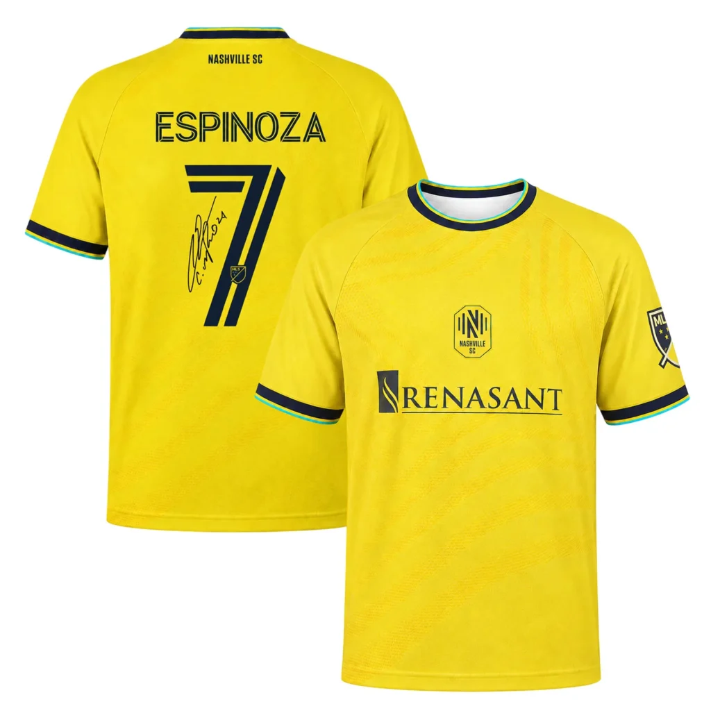 Cristian Espinoza Jersey Bold Nashville SC Style