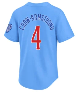 Crow-Armstrong Chicago Cubs Blue Jersey - Bold Fan Apparel