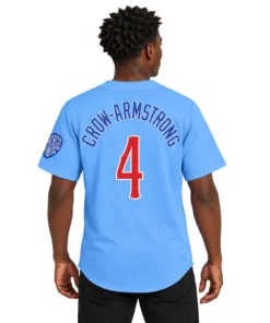 Crow-Armstrong Chicago Cubs Blue Jersey - Bold Fan Apparel