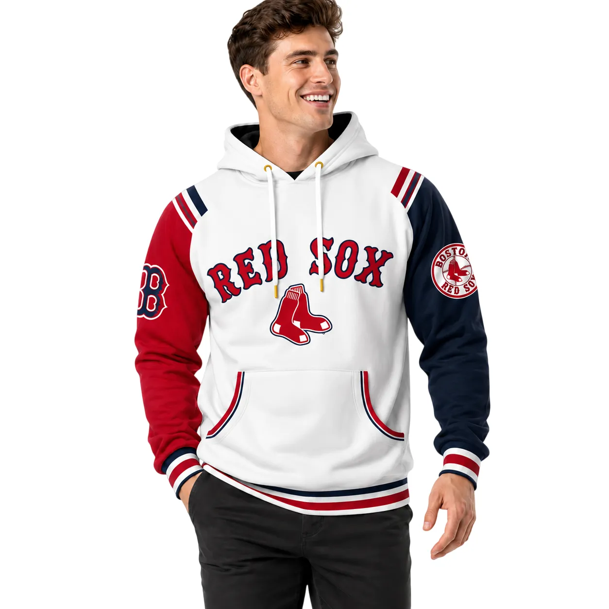 Custom Boston Red Sox Hoodie – Fierce Fan Style - Image 4