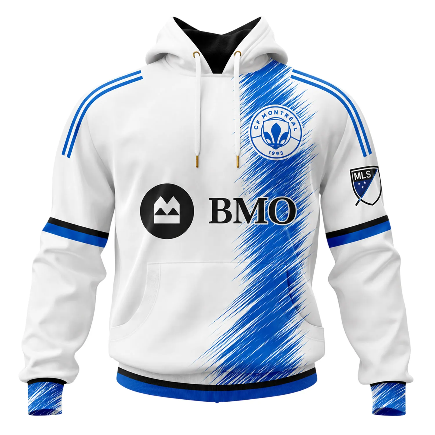 Custom CF Montreal Hoodie Name Number – Perfect Fan Gift - Image 2