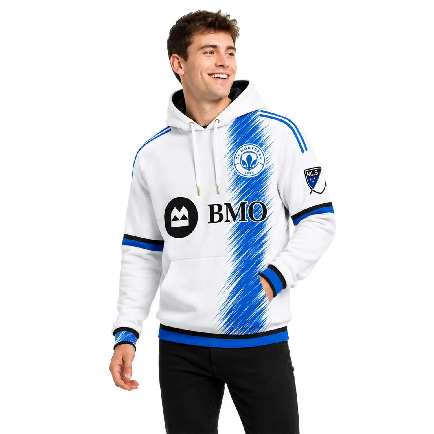 Custom CF Montreal Hoodie Name Number – Perfect Fan Gift - Image 4