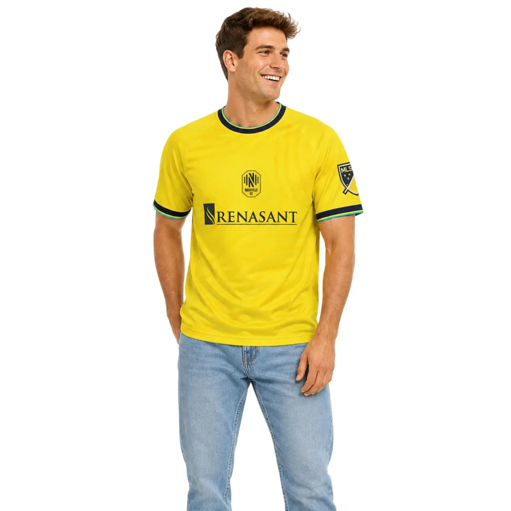 Custom Player Nashville SC Jersey 2026 Personalized Vibrant Name and Number