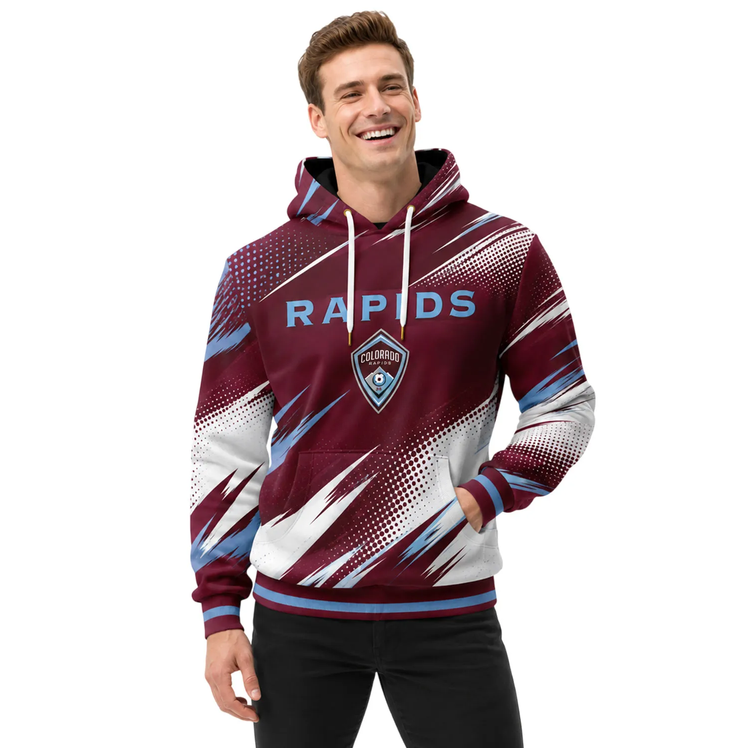 Custom Rapids Pullover Hoodie – Ultimate Fan Style - Image 4