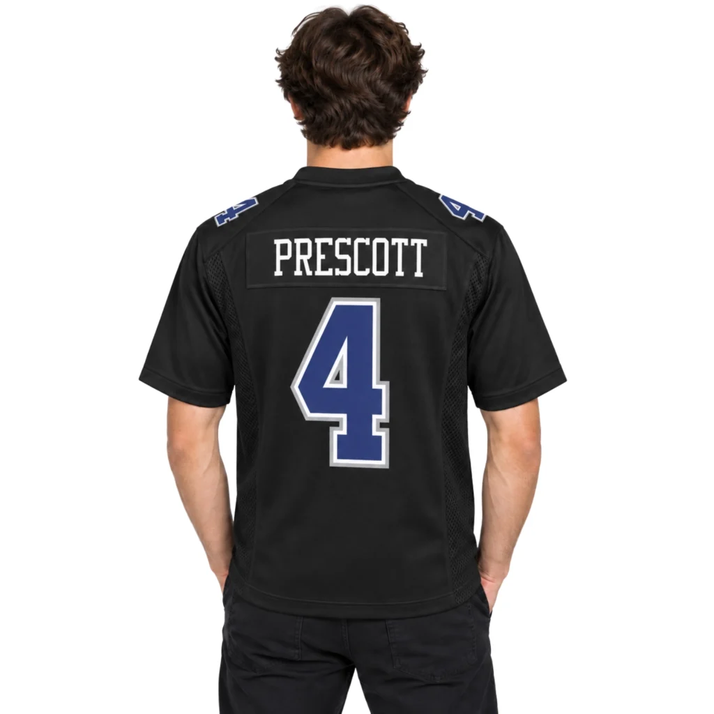 Dak Prescott Carbon Black Jersey - Amazing Cowboys Style
