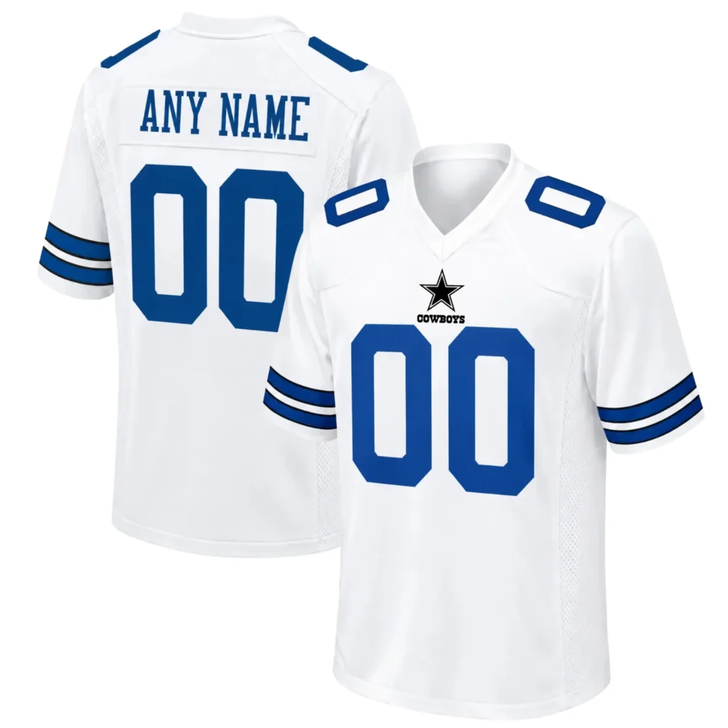 Dallas Cowboys White Jersey - Custom Legendary Pride