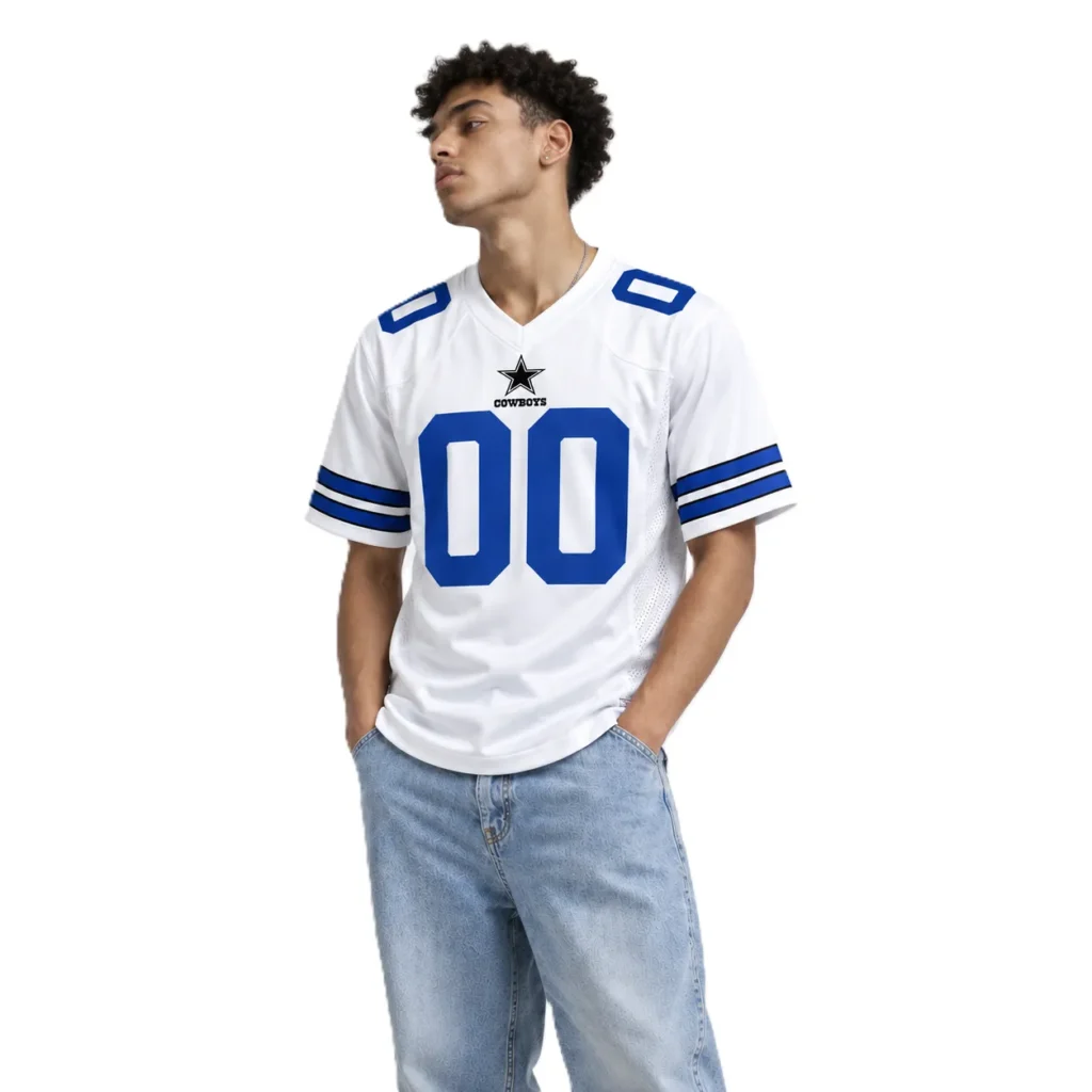 Dallas Cowboys White Jersey - Custom Legendary Pride