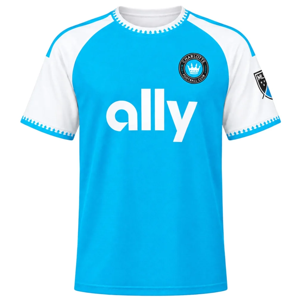 David Schnegg Blue Jersey Vibrant Custom Charlotte FC Player 2026