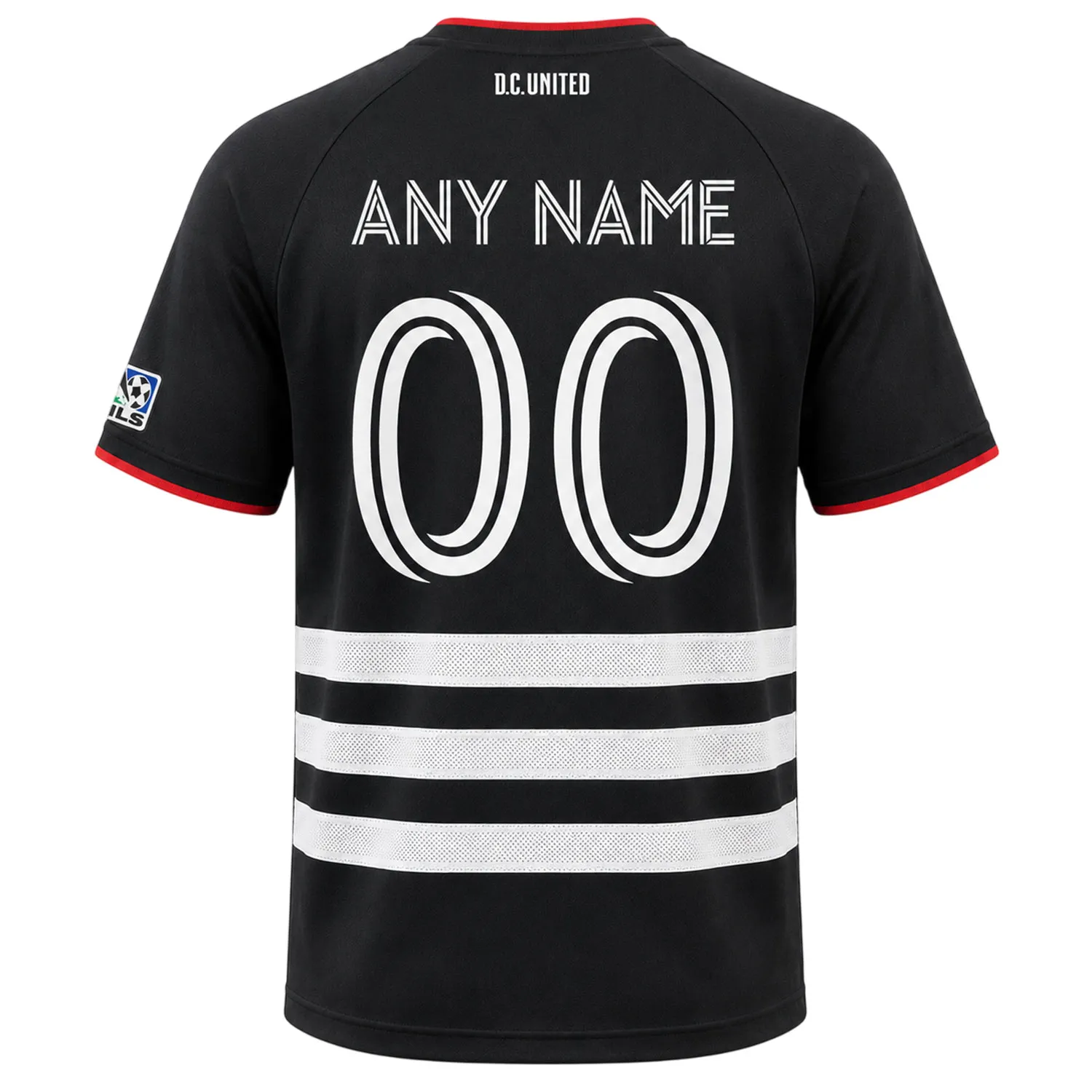 DC United Soccer Jersey Custom Name– Victory Fit - Image 3