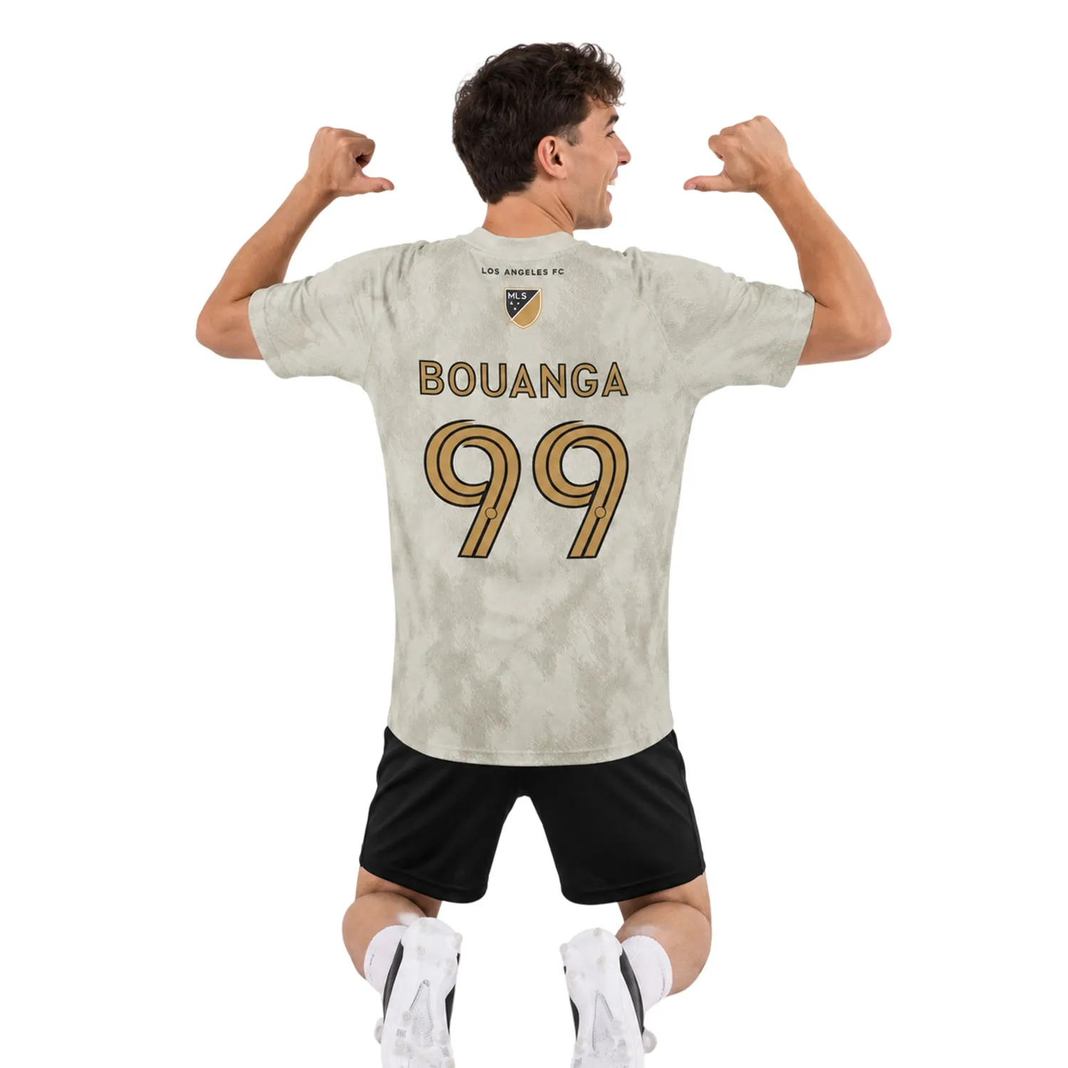 Denis Bouanga LAFC Jersey Elite Grey Soccer Shirt - Image 4