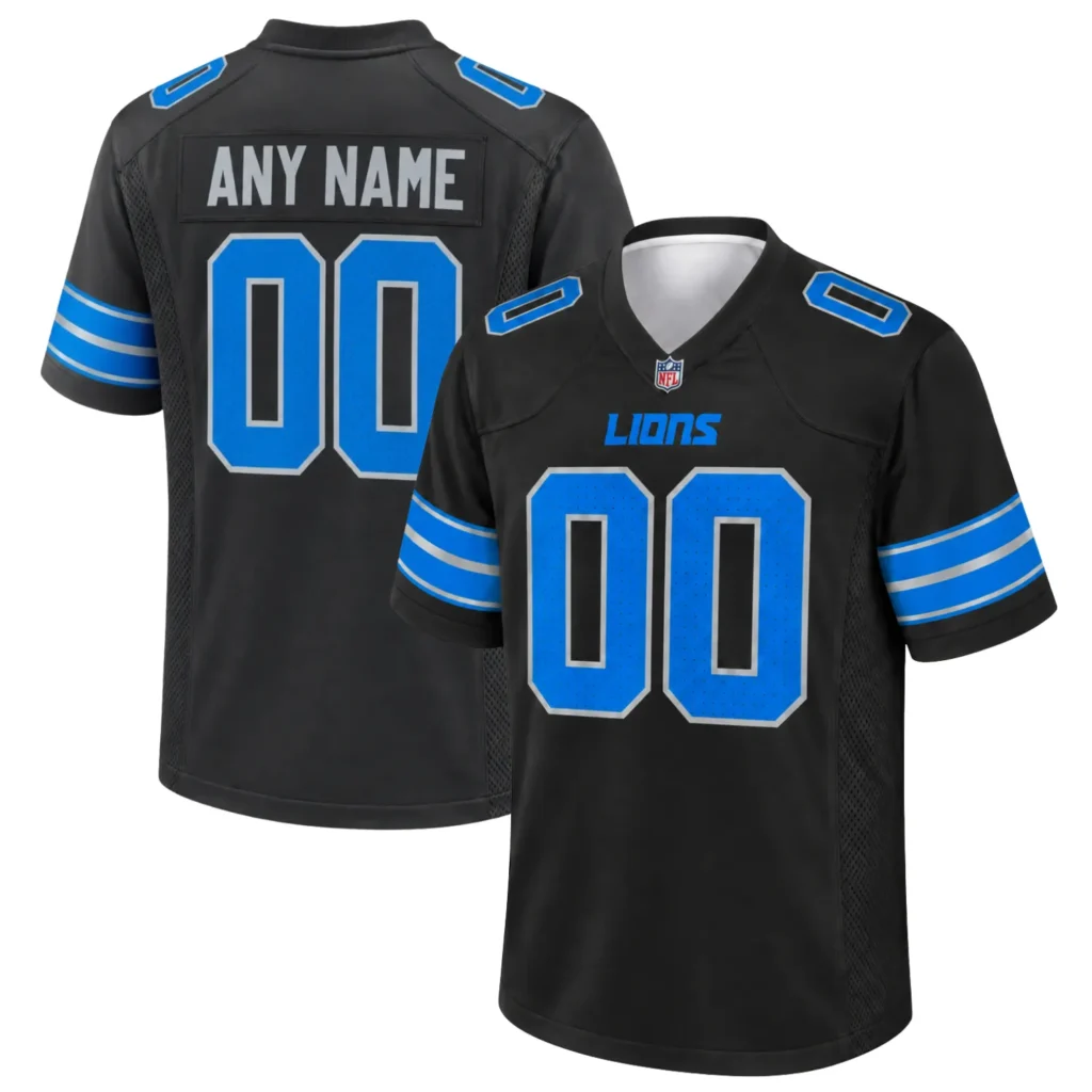 Detroit Lions Black Alternate Jersey - Bold Gameday Edge