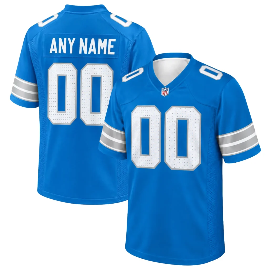 Detroit Lions Blue Jersey - Powerful Gameday Pride