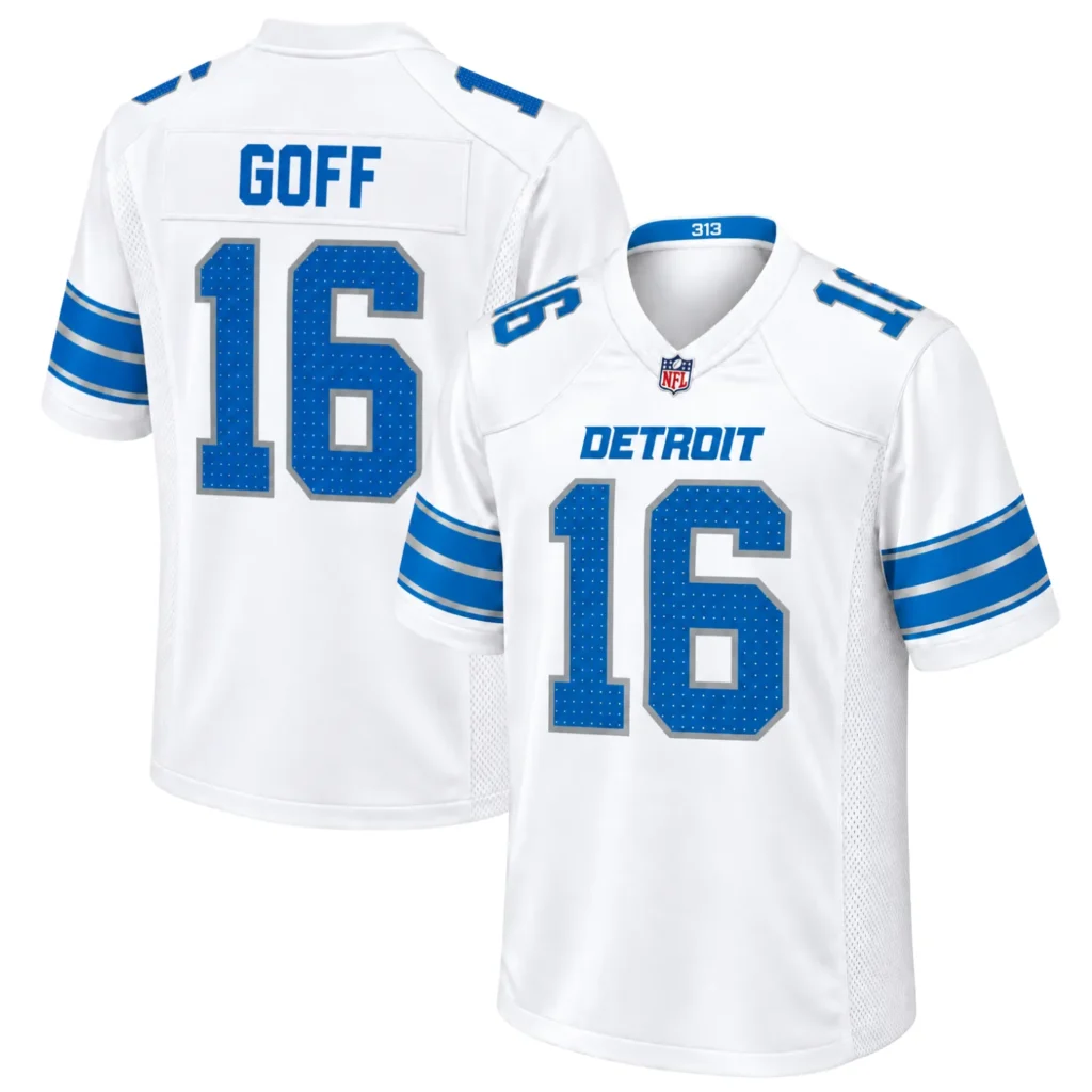 Detroit Lions Jared Goff White Jersey - Elite Fan Spirit
