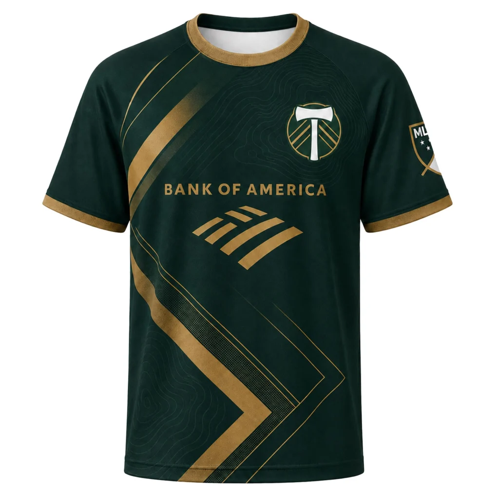 Diego Chara Timbers Jersey Dynamic Gold Stripe