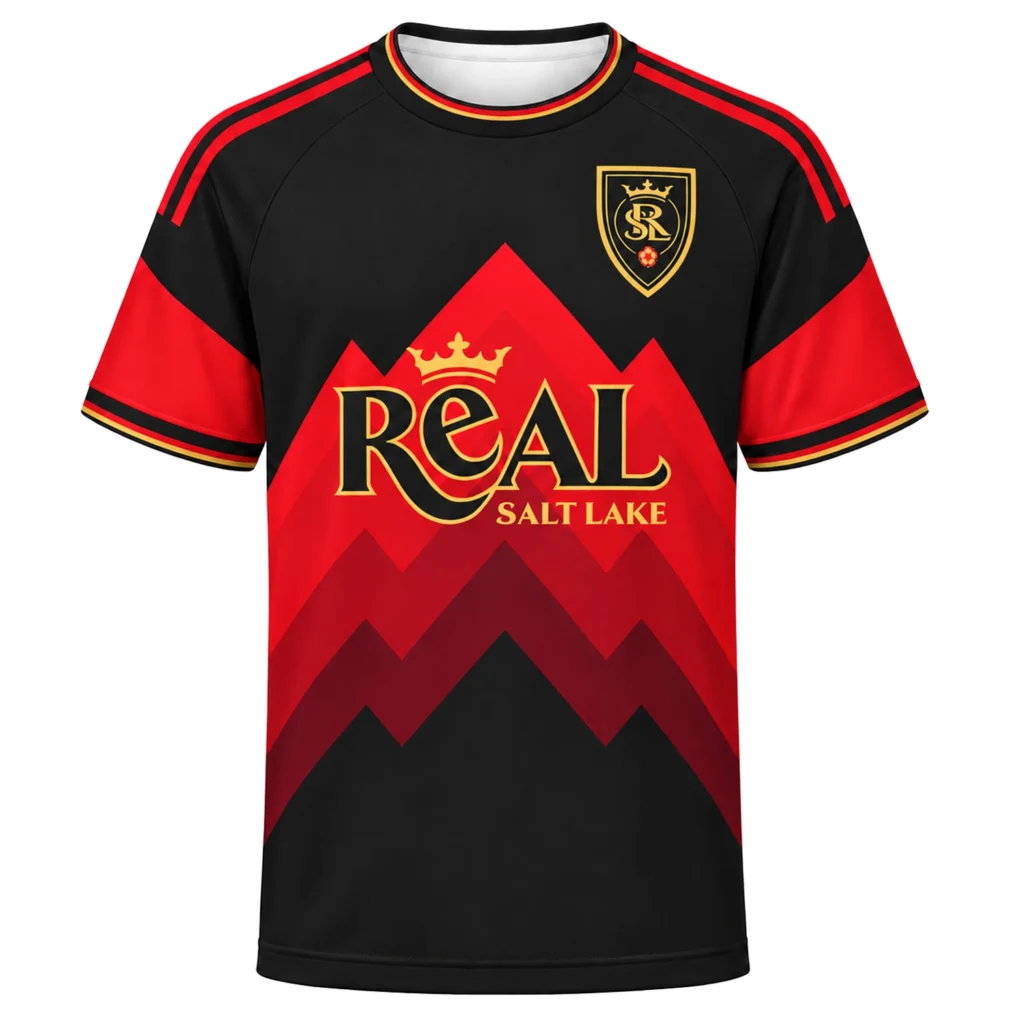 Diego Luna RSL Jersey Bold Black Red Match Style
