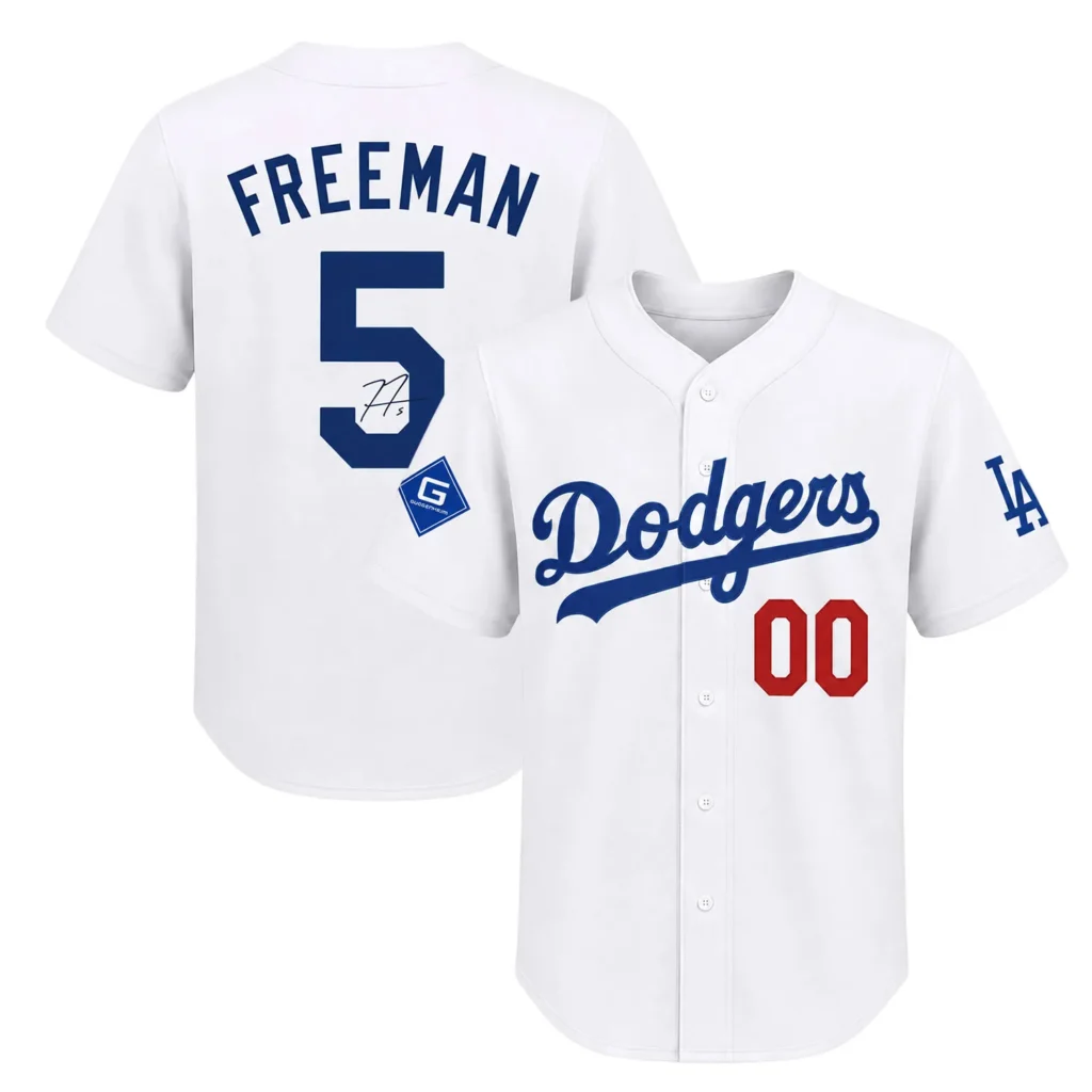 Dodgers Freddie Freeman Home Jersey Memorable Look