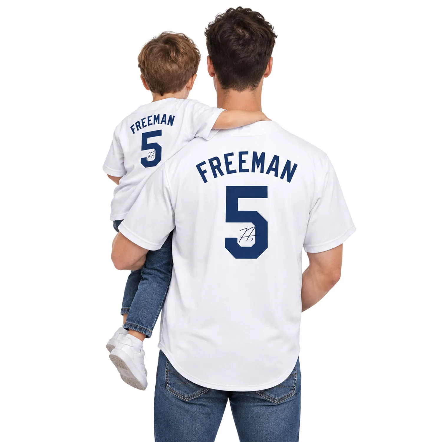 Dodgers Freddie Freeman Home Jersey Memorable Look - Image 5