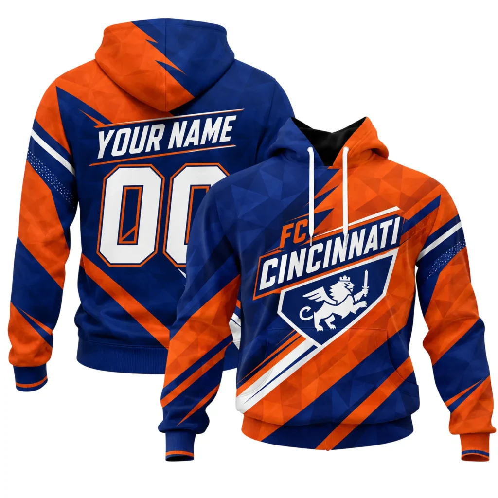FC Cincinnati Custom Orange Hoodie – Magnificent Merch Sport