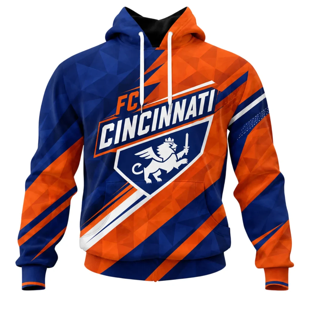 FC Cincinnati Custom Orange Hoodie – Magnificent Merch Sport