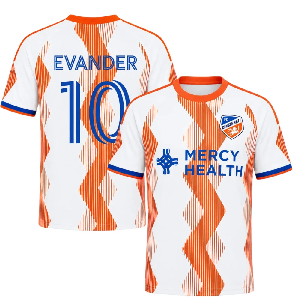 Fc Cincinnati Evander Jersey Number Powerful Fan Shirt