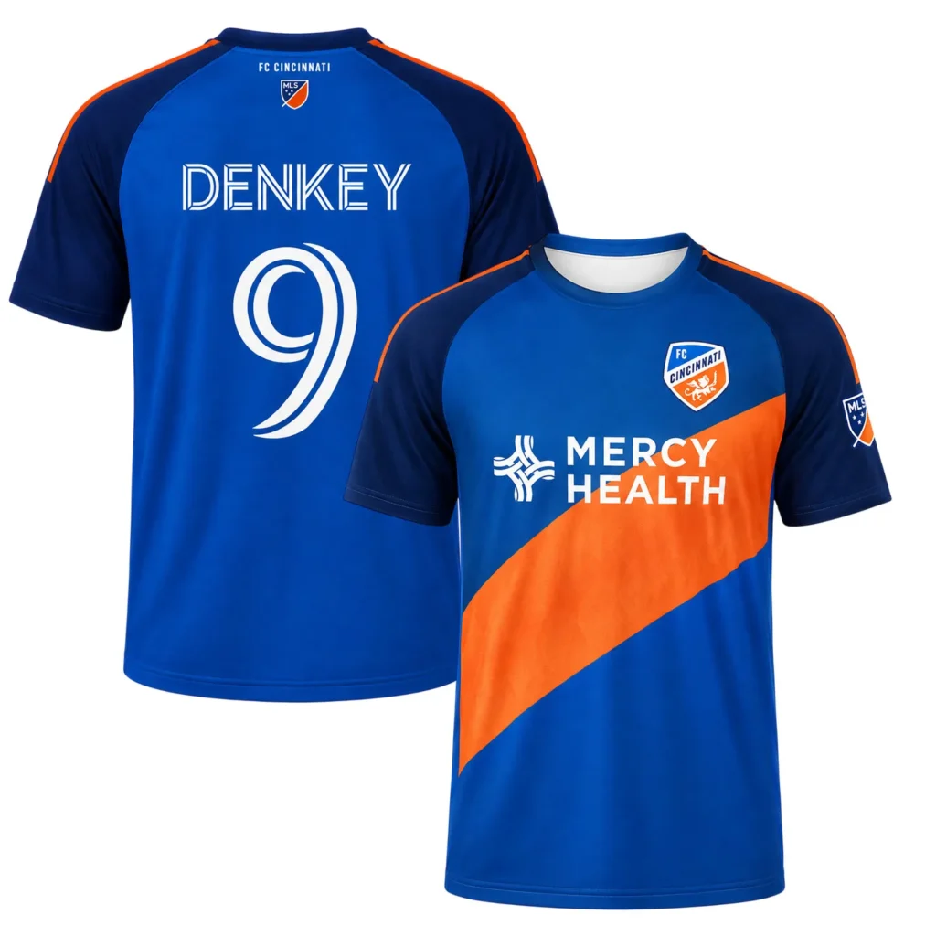 FC Cincinnati Jersey 2026 Kevin Denkey Bold Fan Wear