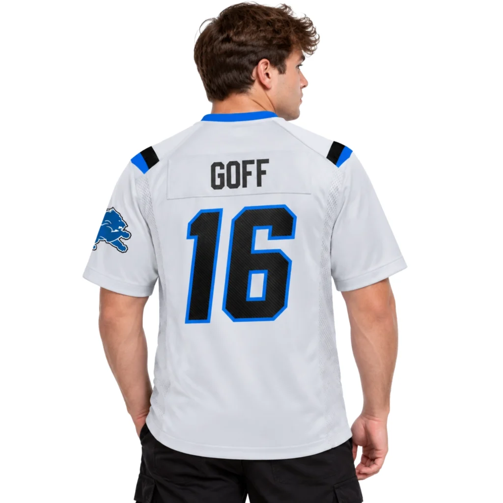 Goff Detroit Lions Rivalries Jersey - Stunning Championship Fan Look