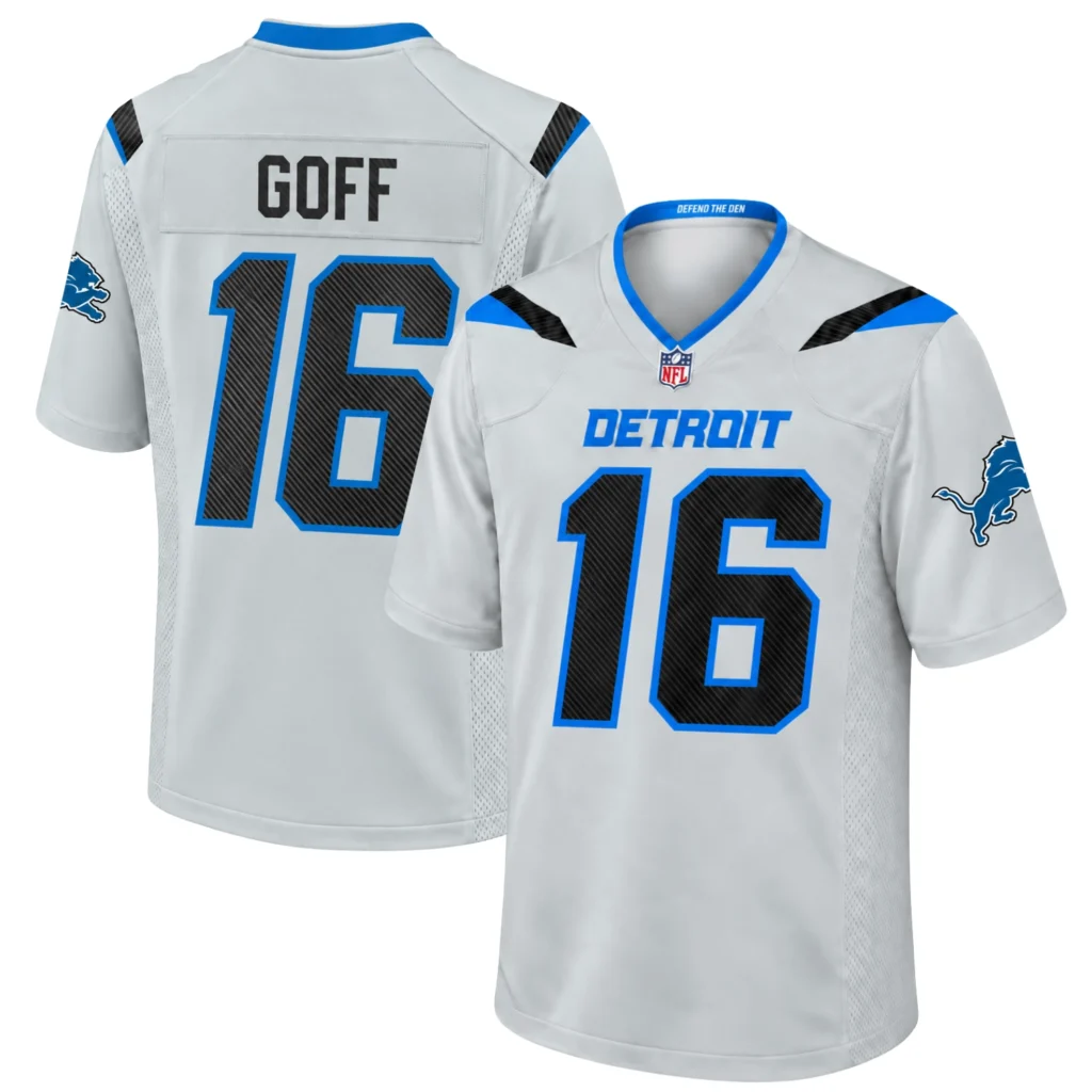 Goff Detroit Lions Rivalries Jersey - Stunning Championship Fan Look