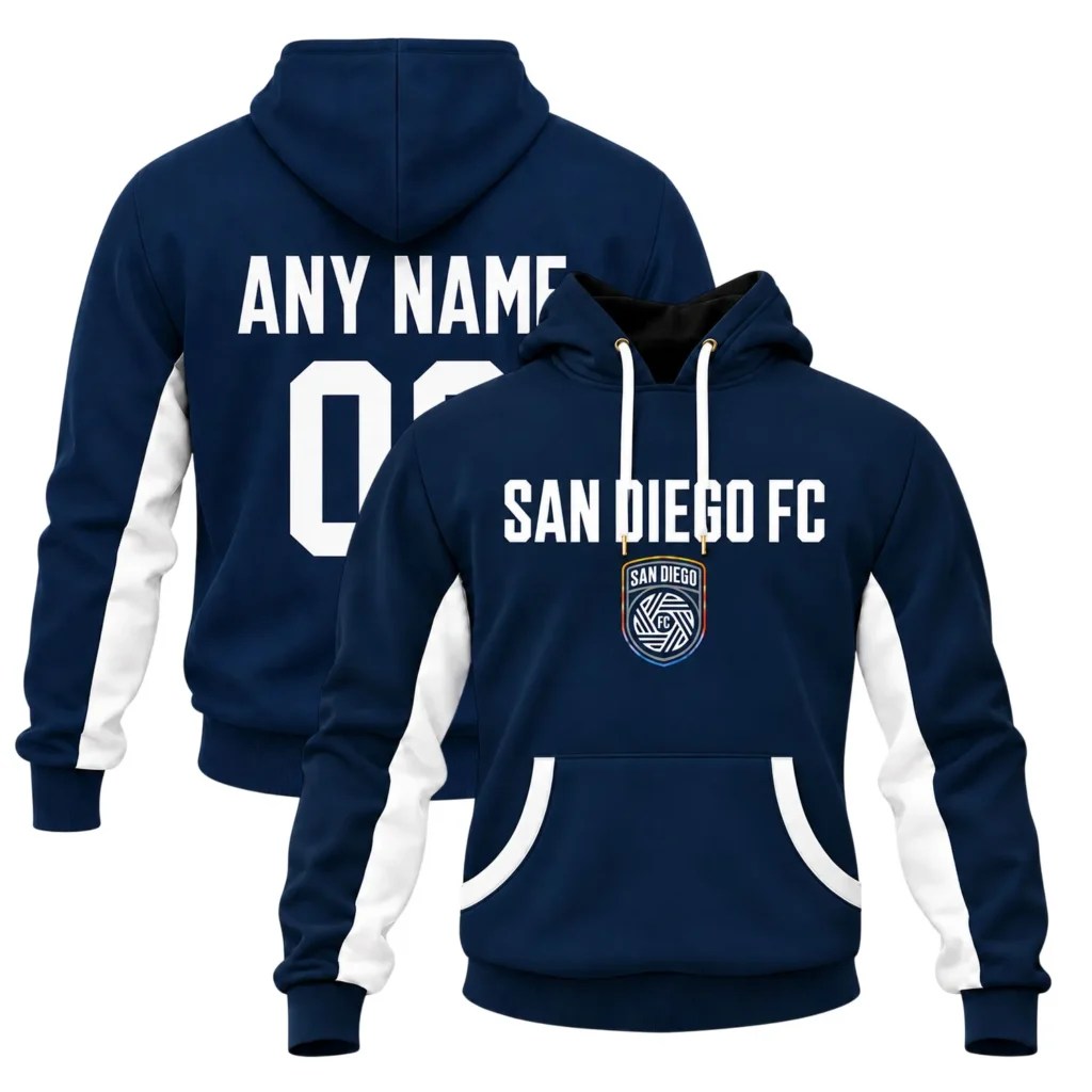 Grey San Diego Pullover Hoodie Custom Trendy 2026